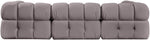 Orin - Fabric Velvet 4 Piece Modular Sectional