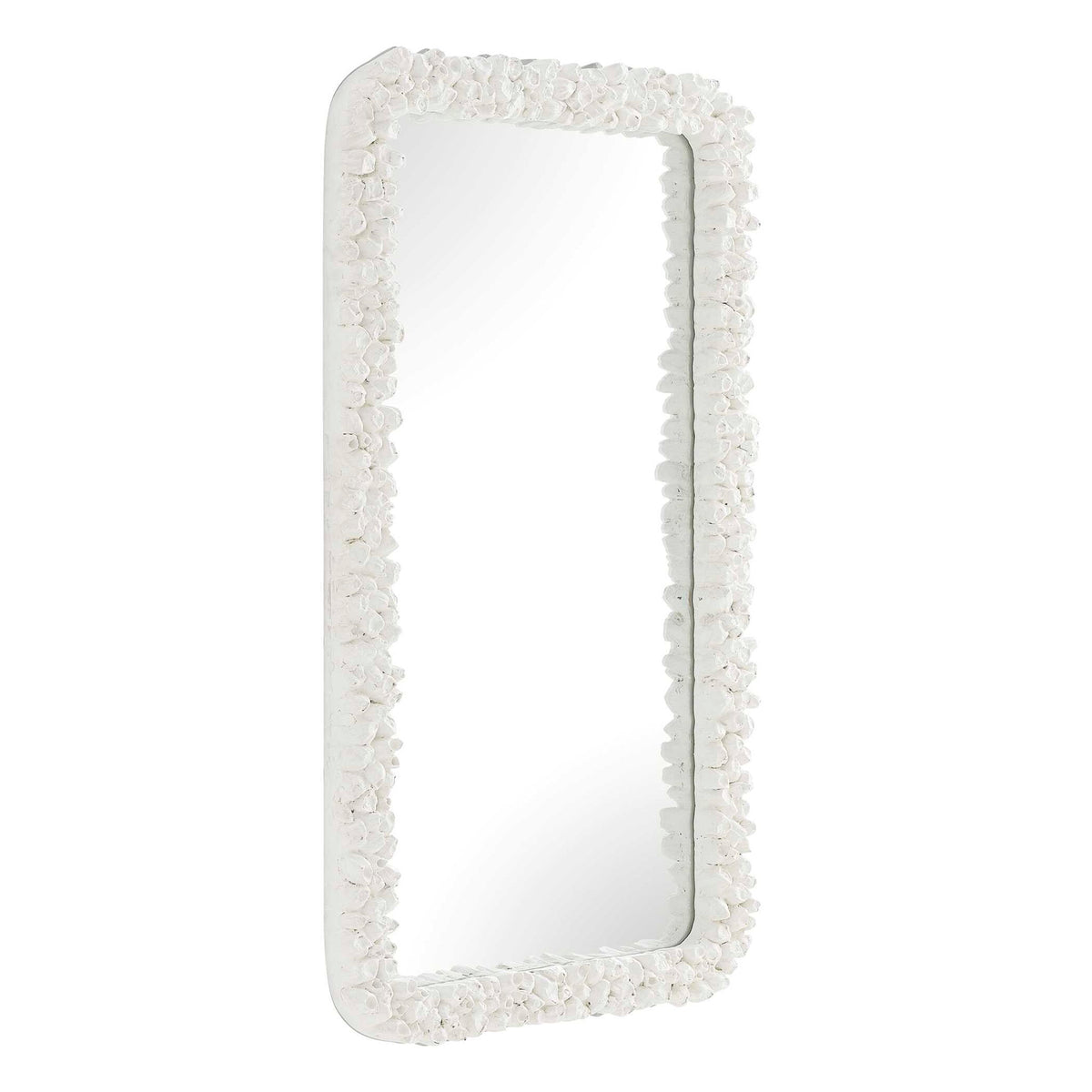 Barnacle - Rectangular Mirror - White
