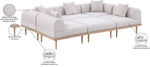Laguna - 6 Piece 142" Outdoor Patio Modular Sectional