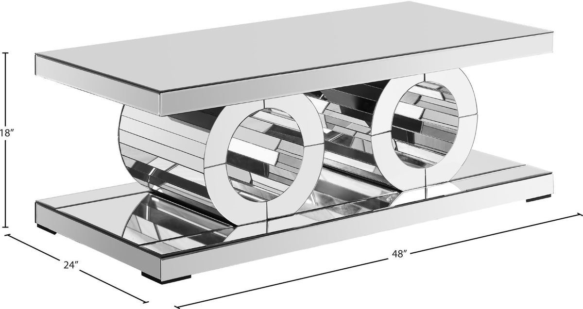 Jocelyn - Coffee Table - Silver