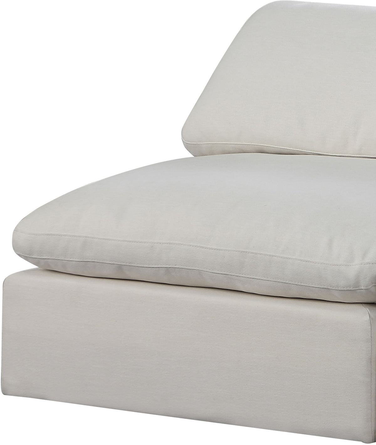Comfy - Linen Modular Armless Sofa 3 Seats