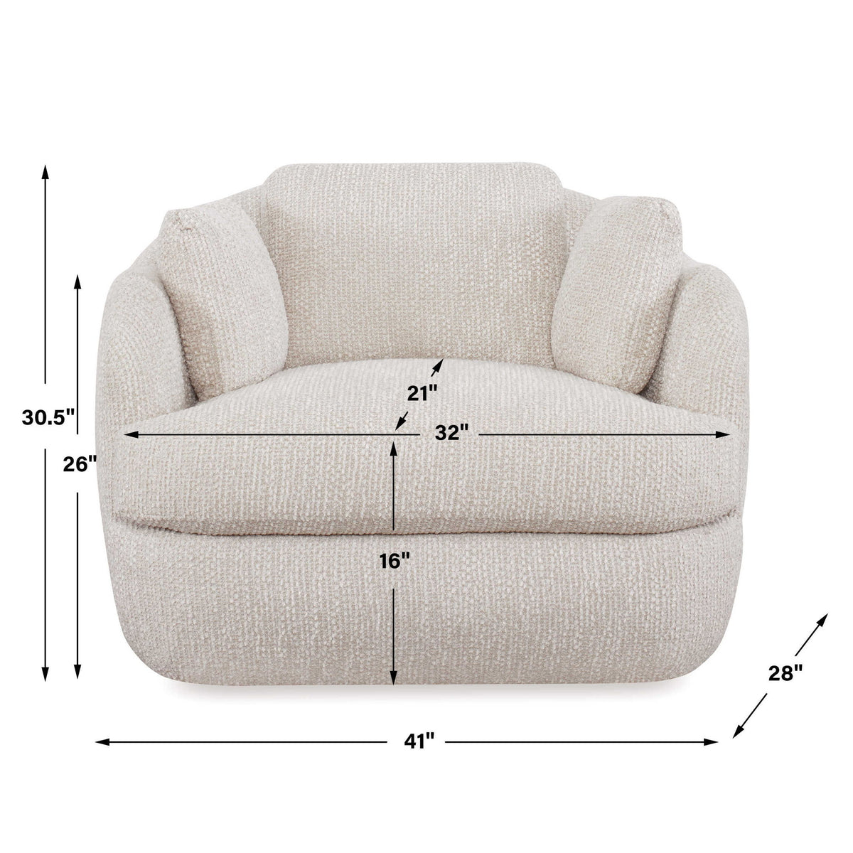 Scoop and a Half - Swivel Chair