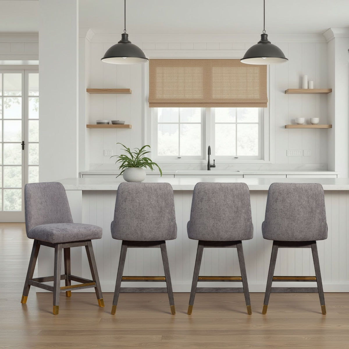 Amelia - Swivel Counter Stool