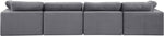 Comfy - Velvet Modular Sofa 4 Seats