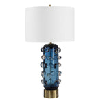 Aura - Table Lamp - Blue / Brass