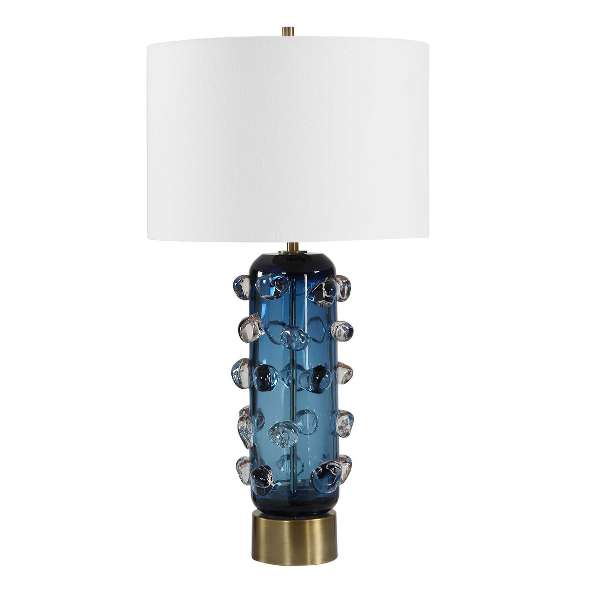 Aura - Table Lamp - Blue / Brass