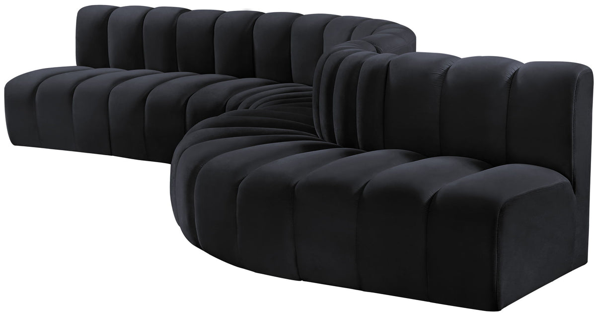 Arc - Velvet 7 Piece Modular Sofa