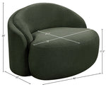 Caspian - Chenille Fabric Upholstered Chair