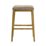 Jane - Contemporary Transitional Wood Bar Height Kitchen Bar Stool