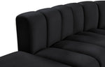 Arc - Velvet 5 Piece Corner Modular Sofa