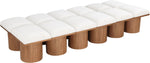 Pavilion - 12 Piece Modular Bench With Brown Base