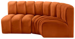 Arc - Velvet 3 Piece Sofa