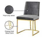 Heidi - Dining Chair with Gold Legs (Set of 2)