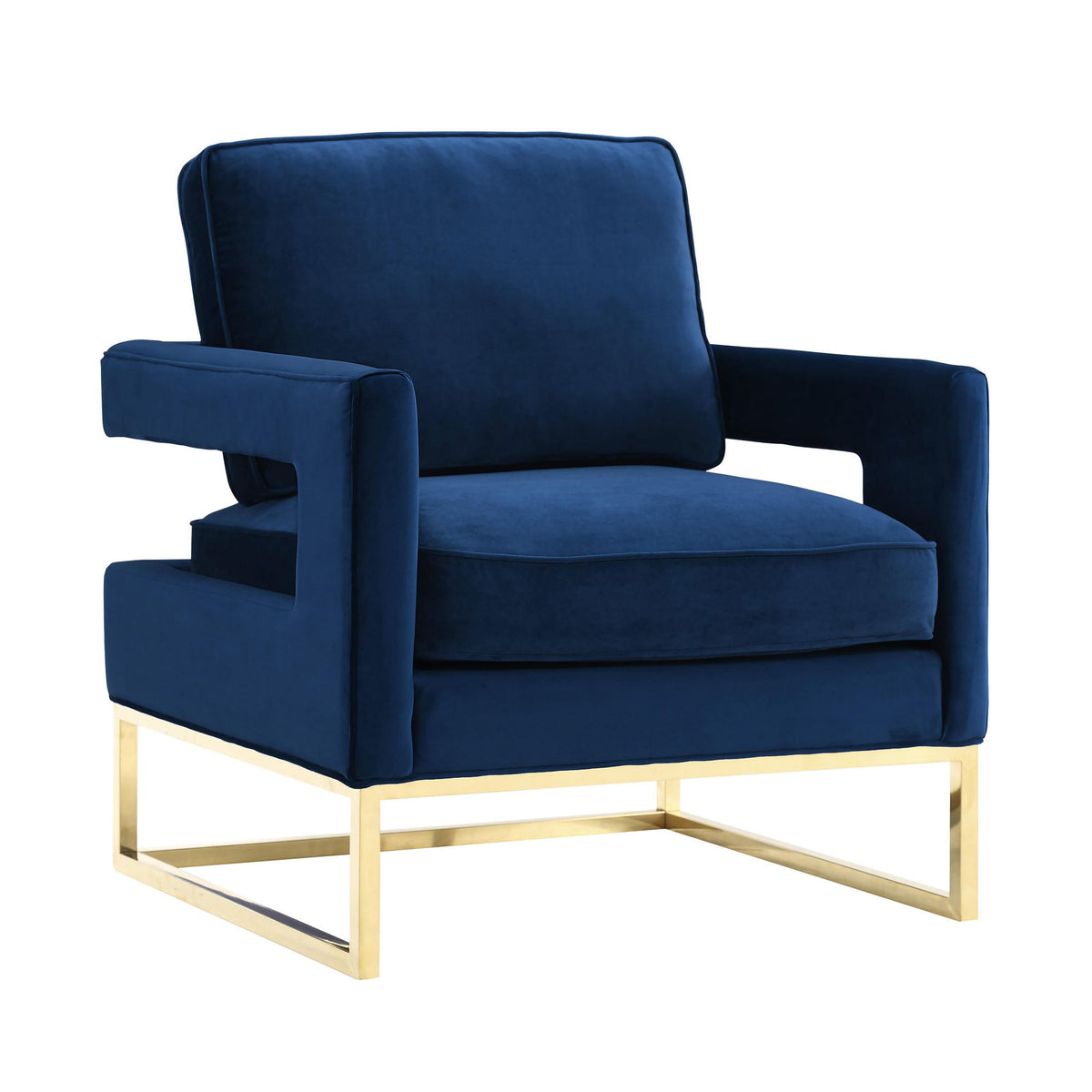 Avery - Velvet Chair - Navy