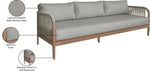 Maui - Water Resistant Outdoor Patio Sofa