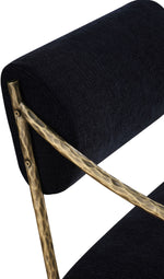 Bastille - Upholstered Dining Arm Chair (Set of 2) - Brass Frame