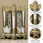 Desiderius - Curio - Antique Gold & Hand-Painted Brown