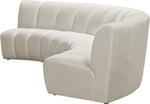Infinity - 3 Piece Velvet Modular Sectional