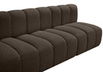 Arc - Boucle Fabric 4 Seats Modular Sofa