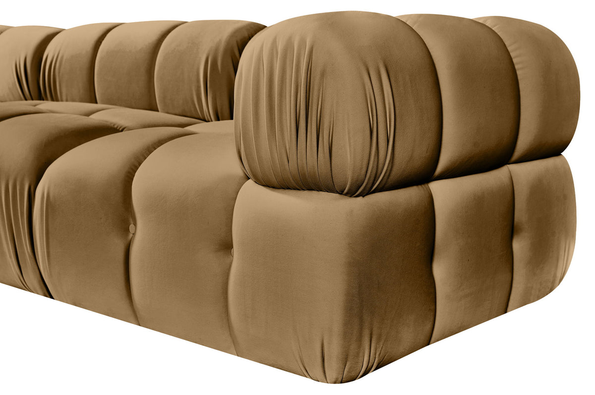 Orin - Velvet Performance Fabric Upholstered 3 Piece Modular Sofa