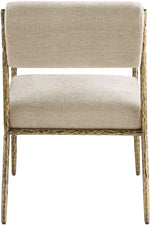 Bastille - Upholstered Dining Arm Chair (Set of 2) - Brass Frame