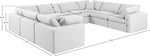 Comfy - 8 Piece Linen Modular Sectional