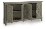 Darlock - Accent Cabinet - Warm Gray