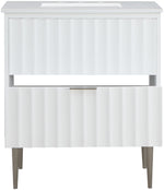 Modernist - Bathroom Vanity With Chrome Legs