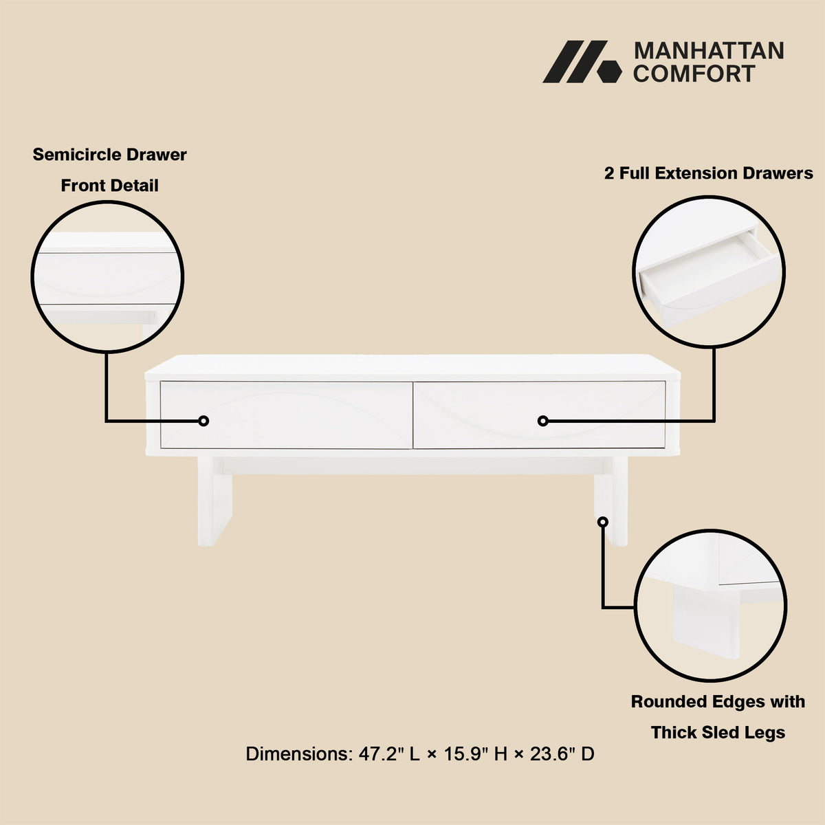 Manhattan Ella - Coffee Table