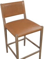Andie - Upholstered Counter Stool - Brown Base