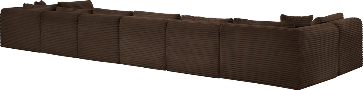 Shaggy - 8 Piece Modular U-Shaped Armless Sectional