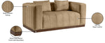 Mallina - Loveseat - Tan