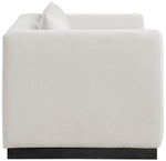 Alfie - Linen Textured Fabic Loveseat