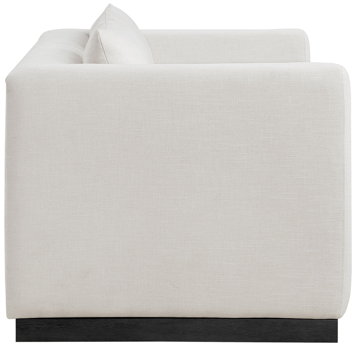 Alfie - Linen Textured Fabic Loveseat