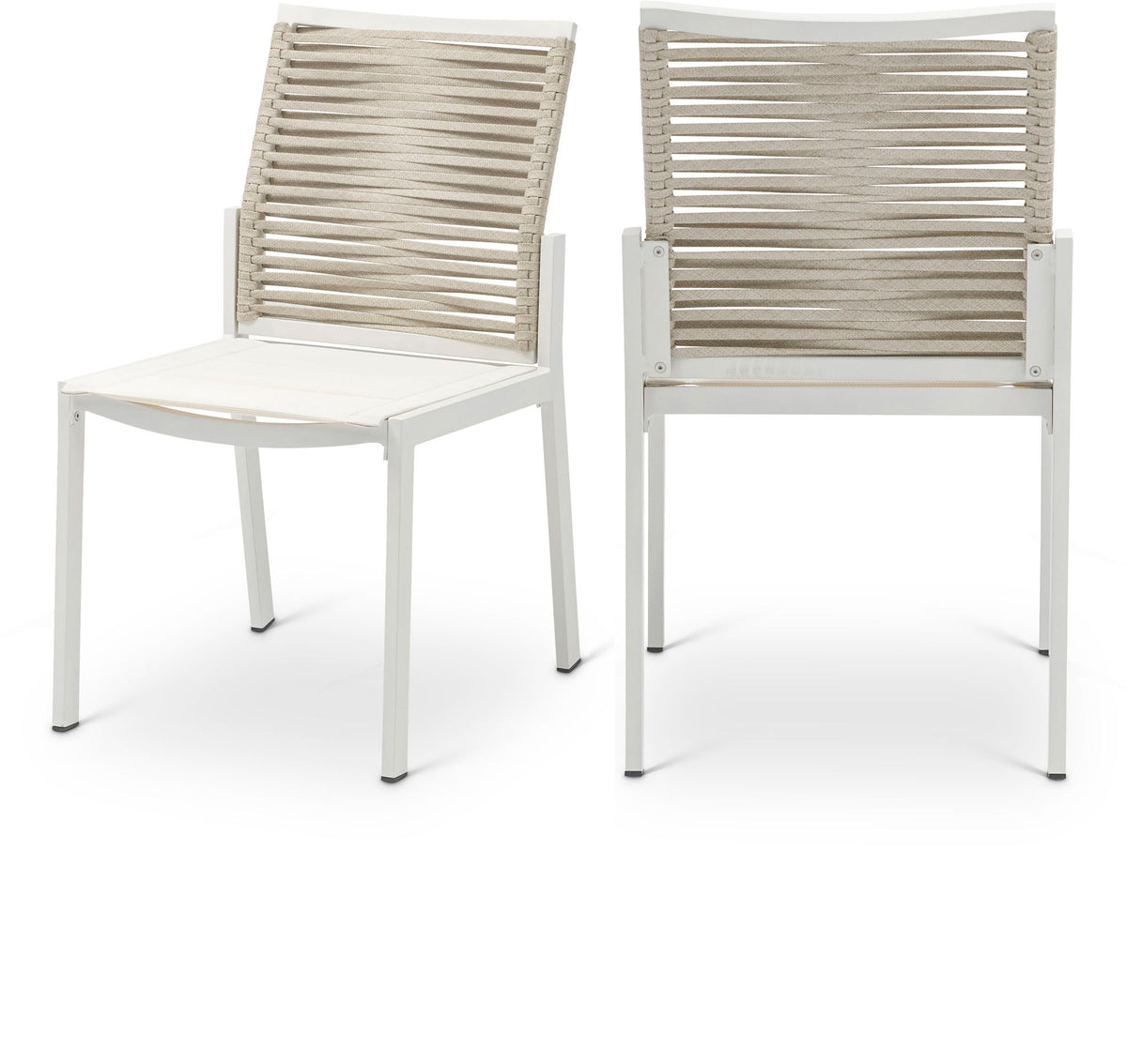Maldives - Rope Outdoor Patio Dining Side Chair (Set of 2)