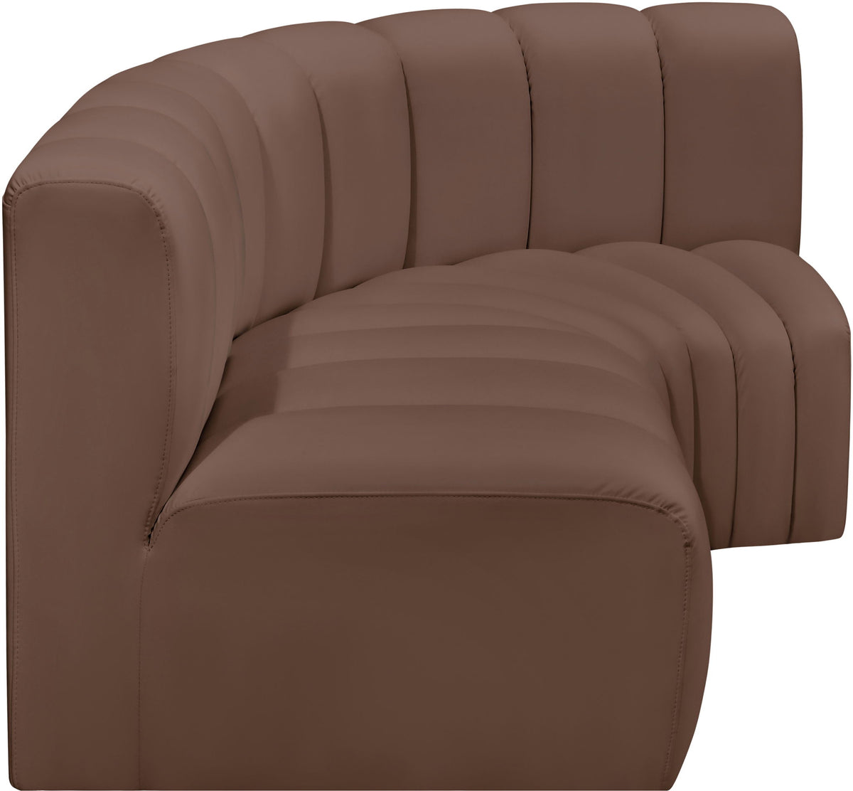 Arc - Faux Leather 3 Piece Sofa