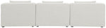 Cube - Linen Modular 3 Seat Armless Sofa