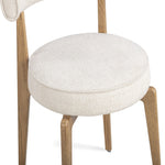 Nikita - Fabric Dining Chair - Cream