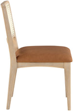Atrium - Upholstered Seat Dining Chair With Brushed Natural Base (Set of 2)