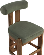 Arienzo - Velvet Upholstered Counter Stool (Set of 2)