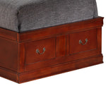 Glory Furniture - Louis Phillipe - Bookcase Storage Bed