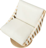 Millwin - Swivel Accent Chair With Natural Base