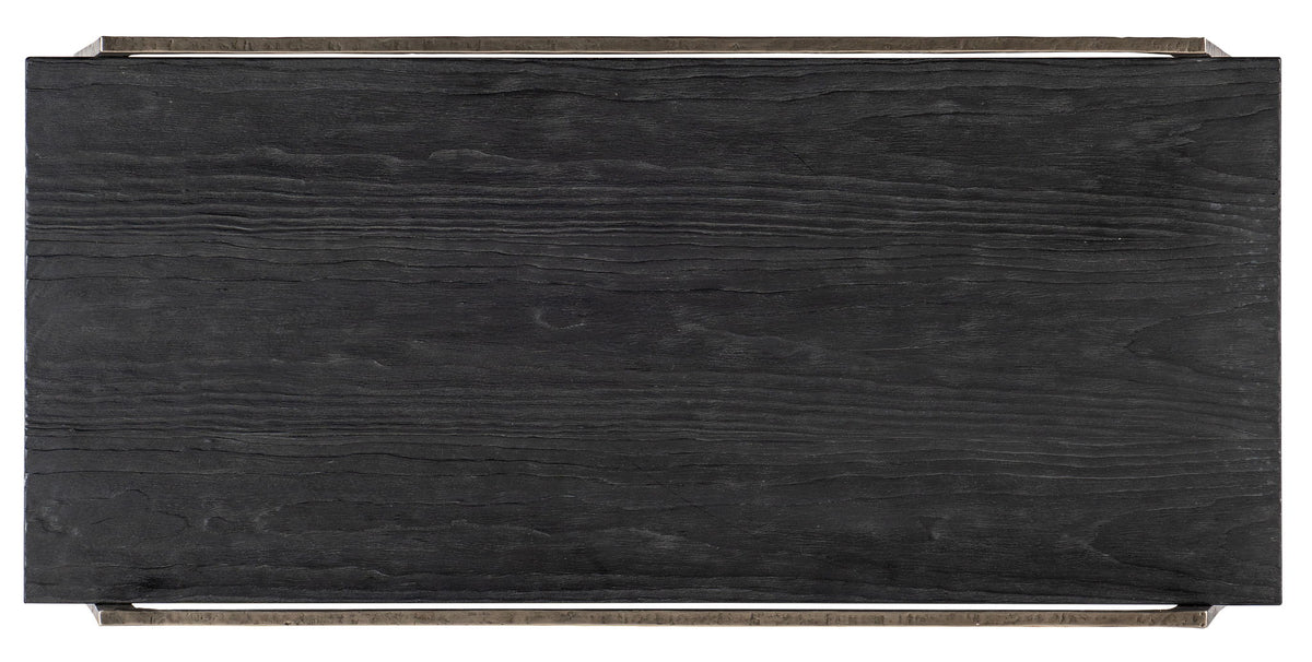 Chapman - Shou Sugi Ban Rectangle Cocktail Table - Black
