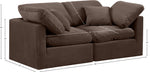 Indulge - Velvet 2 Seat Modular Sofa