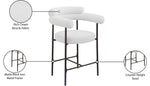 Blake - Counter Stool With Black Base (Set of 2)