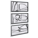 Jargon - Wall Art (Set of 3) - Black / White