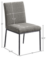 Reeves - Dining Side Chair (Set of 2) - Black Base