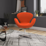 Manhattan Raspberry - Swivel Lounge Chair