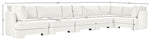 Hammond - Velvet Performance Fabric Upholstered 6 Piece L-Shaped Sectional