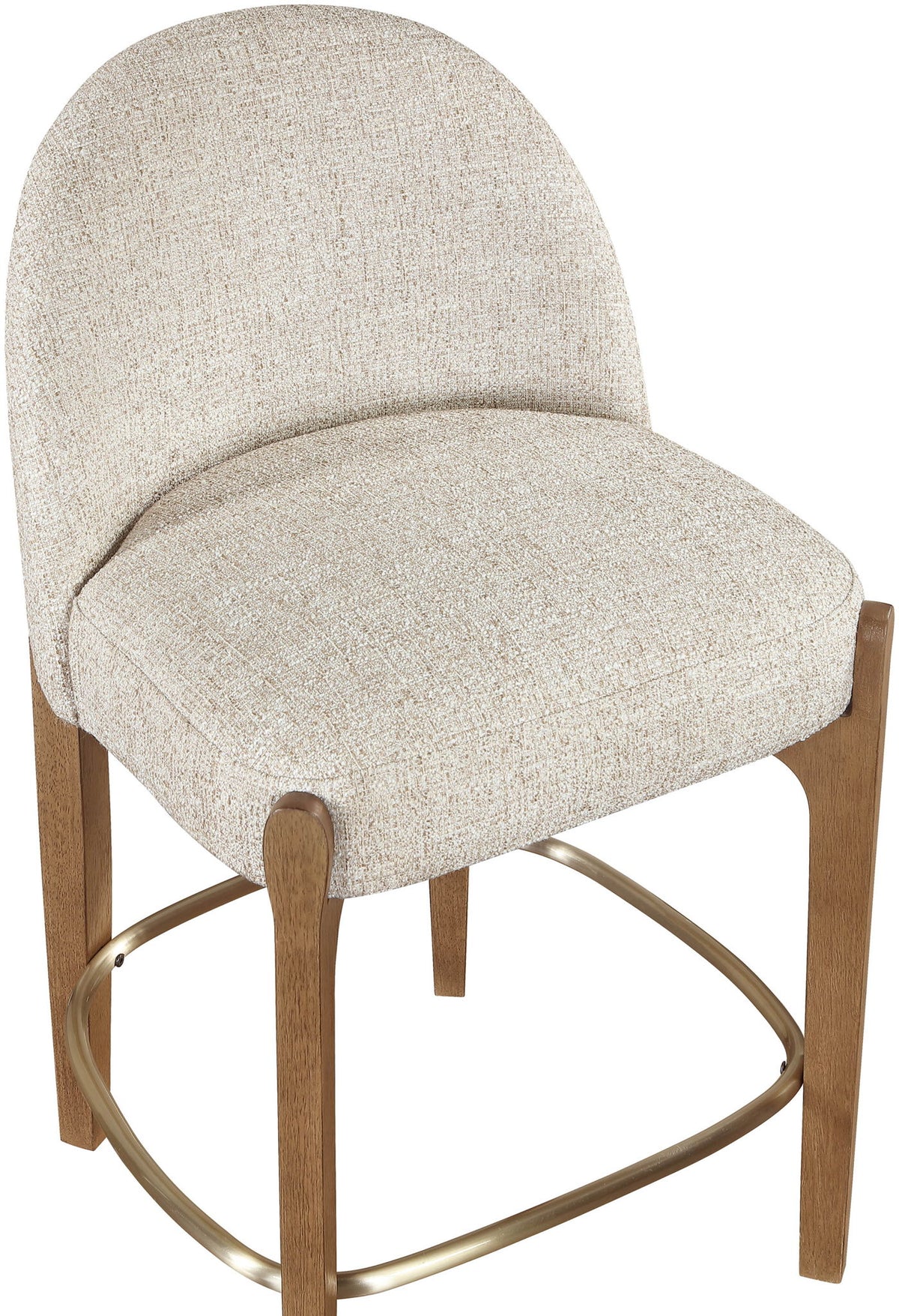 Torino - Counter Stool With Brushed Brown Base